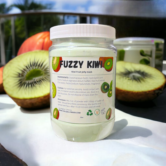 Fuzzy Kiwi Jelly Mask